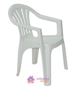 Ficha técnica e caractérísticas do produto Cadeira Tramontina Bertioga Basic com Braços em Polipropileno Branco