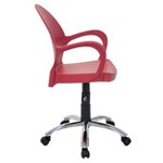Ficha técnica e caractérísticas do produto Cadeira Tramontina Grace Vermelha em Polipropileno com Rodízio e Braços Tramontina 92078040