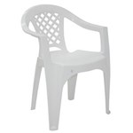 Ficha técnica e caractérísticas do produto Cadeira Tramontina Iguapé com Braços - Branca