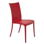 Ficha técnica e caractérísticas do produto Cadeira Tramontina Laura Ratan Vermelha em Polipropileno e Fibra de Vidro