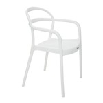 Ficha técnica e caractérísticas do produto Cadeira Tramontina Sissi Branca com Braços em Polipropileno e Fibra de Vidro 92045010