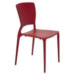 Ficha técnica e caractérísticas do produto Cadeira Tramontina Sofia 92236/040 Vermelho SE