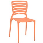 Ficha técnica e caractérísticas do produto Cadeira Tramontina Sofia com Encosto Vazado Horizontal Laranja 92237090