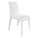 Ficha técnica e caractérísticas do produto Cadeira Vanity Sem Braço Branca - Branco