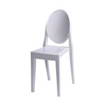 Ficha técnica e caractérísticas do produto Cadeira Victoria Ghost Branca