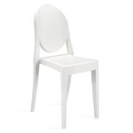Ficha técnica e caractérísticas do produto Cadeira Victoria Ghost Branco