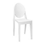 Ficha técnica e caractérísticas do produto Cadeira Victoria Ghost - Branco
