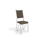 Ficha técnica e caractérísticas do produto Cadeiras Kappesberg Londres 2c056cr 2 Unidades- Cor Cromada - Assento Marrom 21