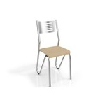 Ficha técnica e caractérísticas do produto Cadeiras Kappesberg Nápoles 2c045cr 2 Unidades- Cor Cromada - Assento Linho Marrom 22