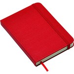 Caderneta Clássica Anotações 9x13 Vermelho / Vermelho - Cícero Papelaria