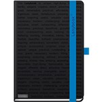 Ficha técnica e caractérísticas do produto Caderneta Lisa Lanybook The One - Preta e Azul