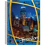 Ficha técnica e caractérísticas do produto Caderno 01x1 Capa Dura 2018 Freedom 96 Folhas