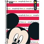 Ficha técnica e caractérísticas do produto Caderno 10x1 Capa Dura 2018 Mickey 200 Folhas