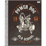 Ficha técnica e caractérísticas do produto Caderno 10X1 Capa Dura 2019 Power DOG 200 Folhas