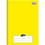 Ficha técnica e caractérísticas do produto Caderno Brochura Capa Dura 1/4 D+ Amarelo 48 Folhas
