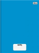 Ficha técnica e caractérísticas do produto Caderno Brochura Capa Dura 1/4 D+ Azul 48 Folhas Tilibra