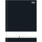 Ficha técnica e caractérísticas do produto Caderno Brochura Capa Dura Universitário Preto Académie 96 Folhas