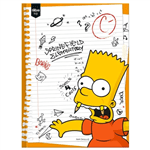 Ficha técnica e caractérísticas do produto Caderno Brochura Simpsons Top 96 Folhas - Tilibra