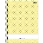 Ficha técnica e caractérísticas do produto Caderno C/D 10 Materia Academie Pastel Tilibra