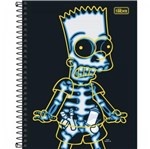 Ficha técnica e caractérísticas do produto Caderno Capa Dura Colege Simpsons 10 Matérias - 160 Folhas - Tilibra