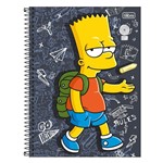 Ficha técnica e caractérísticas do produto Caderno Capa Dura Universitário Simpsons 10 Matérias 200 Folhas 131130-Tilibra