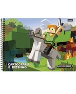 Ficha técnica e caractérísticas do produto Caderno Cartografia C/D 96 Folhas Minecraft Foroni