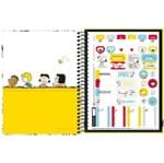 Ficha técnica e caractérísticas do produto Caderno Colegial Snoopy Amarelo 10 Matérias Tilibra