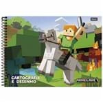 Ficha técnica e caractérísticas do produto Caderno de Cartografia Minecraft 48 Folhas Foroni 1028016
