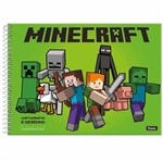 Ficha técnica e caractérísticas do produto Caderno de Cartografia Minecraft 96 Folhas Foroni