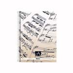 Ficha técnica e caractérísticas do produto Caderno de Música Capa Dura Universitário 96 Folhas Tilibra