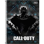 Ficha técnica e caractérísticas do produto Caderno Espiral Call Of Duty 96 Folhas - Tilibra Preto