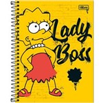 Ficha técnica e caractérísticas do produto Caderno Espiral Capa Dura Colegial 10 Matérias Simpsons 160 Folhas - Sortido
