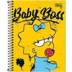 Ficha técnica e caractérísticas do produto Caderno Colegial Simpsons 160 Folhas 10x1 - Tilibra