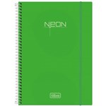 Ficha técnica e caractérísticas do produto Caderno Espiral Neon Green 200 Folhas - Tilibra
