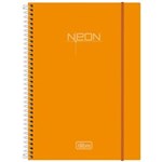 Ficha técnica e caractérísticas do produto Caderno Espiral Neon Orange 96 Folhas - Tilibra