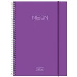Ficha técnica e caractérísticas do produto Caderno Espiral Neon Purple 200 Folhas - Tilibra