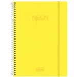 Ficha técnica e caractérísticas do produto Caderno Espiral Neon Yellow 10x1 - 200 Folhas - Tilibra