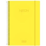 Ficha técnica e caractérísticas do produto Caderno Espiral Neon Yellow 200 Folhas - Tilibra