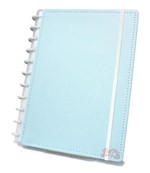 Ficha técnica e caractérísticas do produto Caderno Grande Tons Pastéis Azul com 80 Folhas Caderno Inteligente