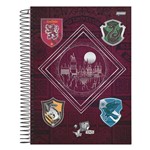 Ficha técnica e caractérísticas do produto Caderno Harry Potter - Vinho - 10 Matérias - Jandaia