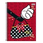 Caderno Minnie Mouse - Bolsinha - 16 Matérias - Tilibra