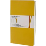 Ficha técnica e caractérísticas do produto Caderno Moleskine Volant Sem Pauta Amarelo Grande com Capa Flexível - Kit com 2