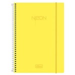Ficha técnica e caractérísticas do produto Caderno Neon Amarelo - 1 Matéria - Tilibra