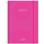 Ficha técnica e caractérísticas do produto Caderno Neon Pink 10 Materias- Tilibra
