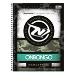 Ficha técnica e caractérísticas do produto Caderno Onbongo - Camuflado - 160 Folhas - Tilibra