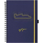 Ficha técnica e caractérísticas do produto Caderno Pombo Ayrton Senna Azul Grande com Capa Dura - 192 Folhas