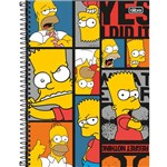 Ficha técnica e caractérísticas do produto Caderno Simpsons 200 Folhas 10x1 - 200 Folhas - Tilibra
