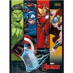 Ficha técnica e caractérísticas do produto Caderno Tilibra Brochura Capa Dura Universitário Avengers - 48 Folhas