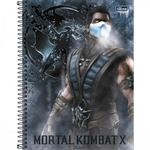 Ficha técnica e caractérísticas do produto Caderno Tilibra Espiral Capa Dura Universitário 10 Matérias Mortal Kombat 160 Folhas