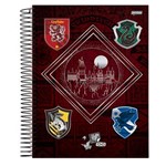Ficha técnica e caractérísticas do produto Caderno Univ 10mat Jandaia Harry Potter Hogwarts